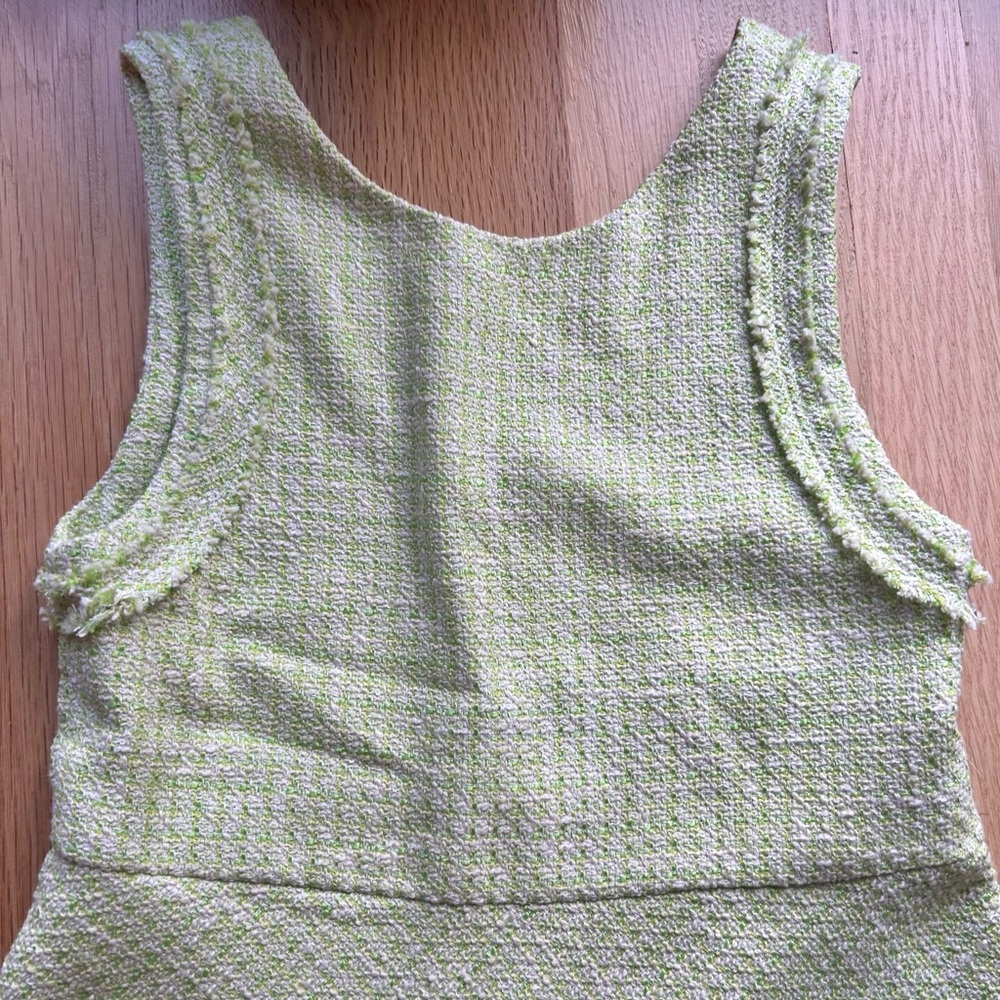 Zara green and white NWT new dress size 11/12